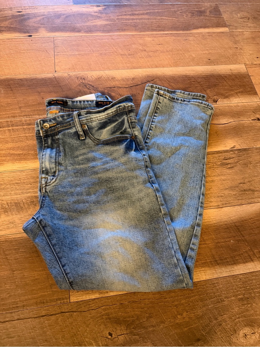 Slim Fit Men's Blue Jeans 808 Denim